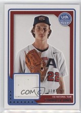 2023 Panini USA Baseball Stars & Stripes Material 18/250 Chandler Hart tj1