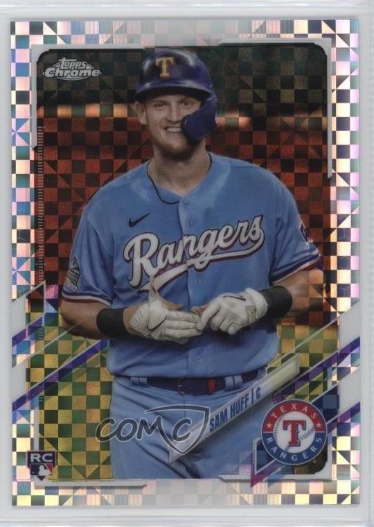 2021 Topps Chrome X-Fractor Sam Huff #81 0x4h
