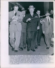 1955 Harry S Truman George Jessel Ny American Legion President Wirephoto 8X10