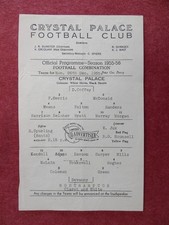 CRYSTAL PAL. v NORTHAMPTON T | 1955/1956 | RESERVES | 26 DEC 1955 | UK FREEPOST