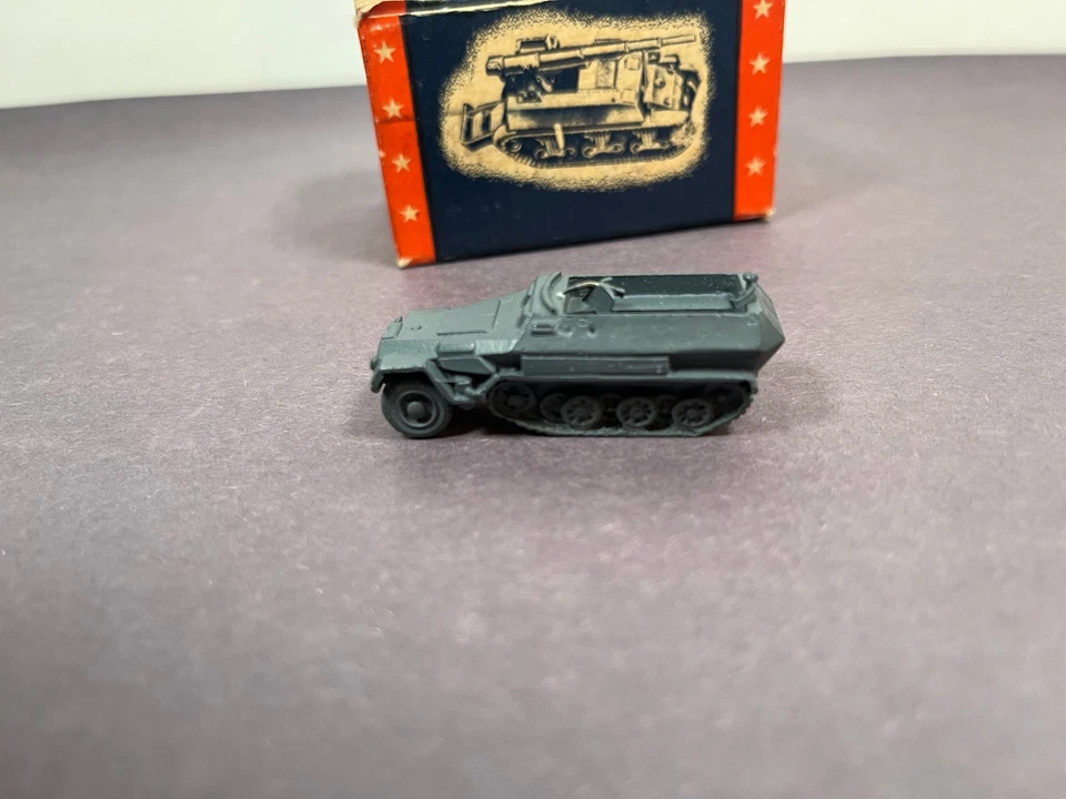 Винтажные металлические танки Authenticast Comet WWII НЕМЕЦКИЕ БРОНИРОВАННЫЕ HAFL TRACK 5112 - Изображение 4 из 4