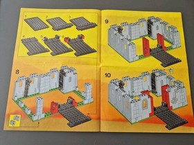 Lego instructions 6073 Legoland Knights Castle / Knights Castle 
