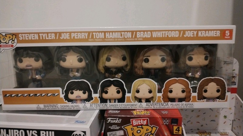 Aerosmith Pop Funko 5 Pack Brand New In Box  Steven Tyler