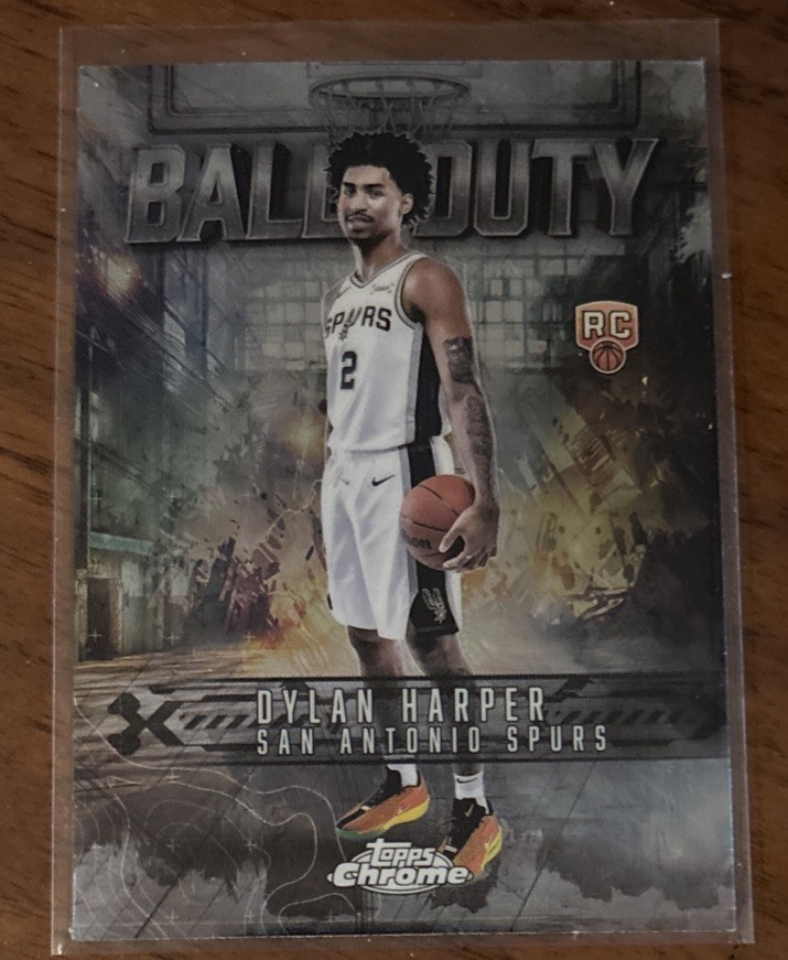 2025-26 Topps Chrome - Ball of Duty Dylan Harper #BD-22 (RC)