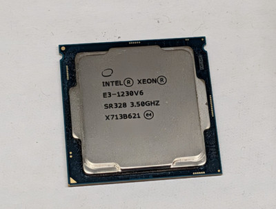 INTEL Xeon E3-1230V6 SR328 3.50 GHz 8 MB Intel  Smart Cache 72 W