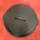 New ListingAntique Griswold #9 Cast Iron Self Basting Skillet Cover Lid 469B