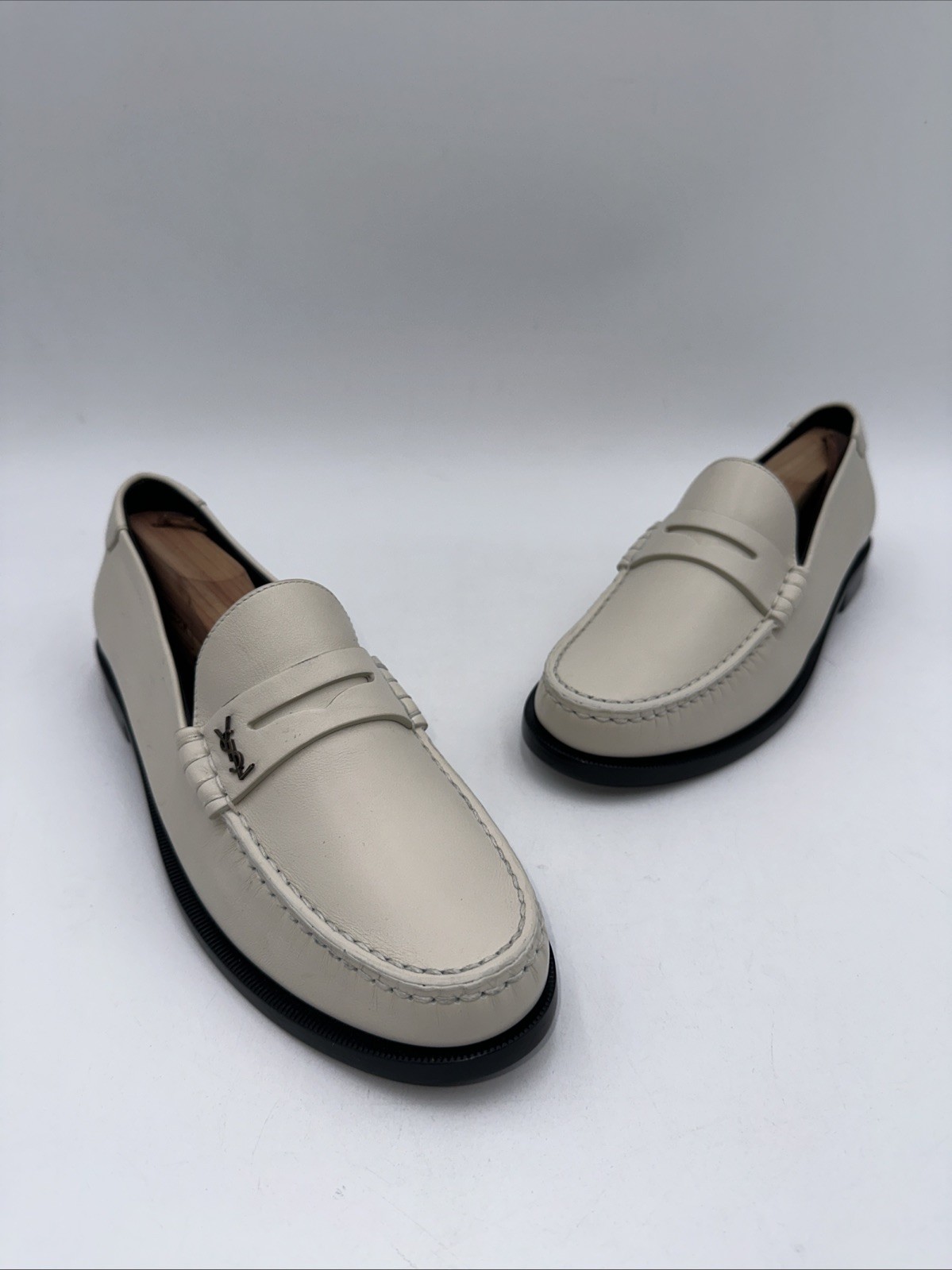 SAINT LAURENT PANTOFOLE DONNA LE MOCASSINO MONOGRAM PENNY taglia 41