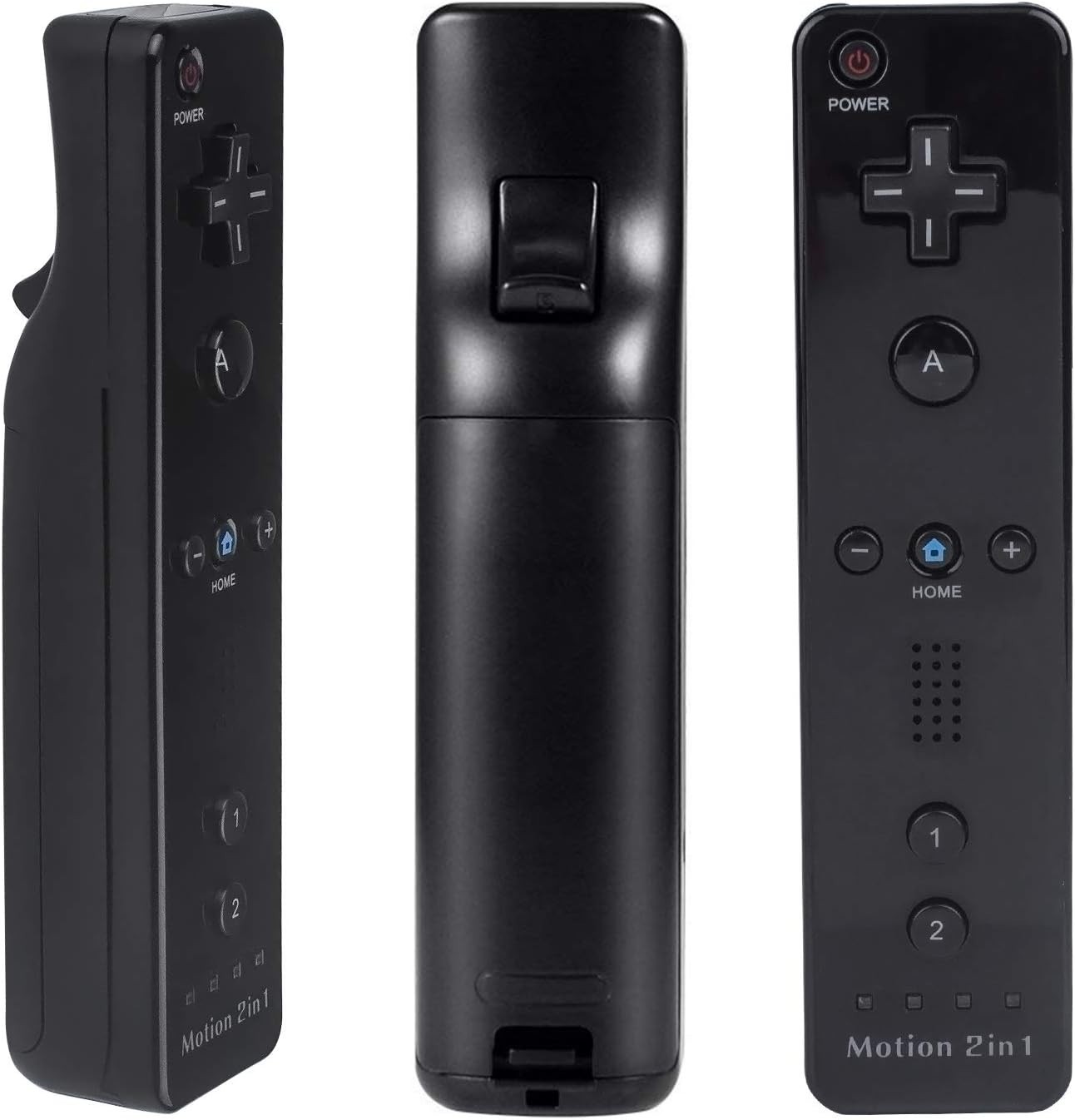 Motion Plus Wii Controllers 2Packs with Nunchucks, Wii Remote Controllers Com...