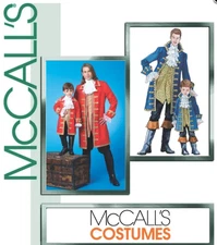 Pirate Costume Sewing Pattern U-Pick Size Boys 3-6 Men's S-L McCall's 4626 OOP