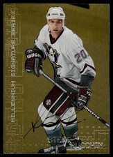 1999-00 Be a Player Signature Series Millennium Gold Autographs Steve Rucchin