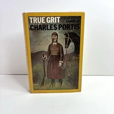 True Grit Charles Portis BCE Book Club Edition Hardcover 1968 W/Dust Jacket VG