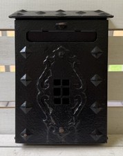Vintage Black Colonial Tudor Style Cast Iron ...