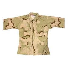 Vintage 1998 US Army Desert Camo Combat Coat Propper PI100-98-C-9600 M Reg