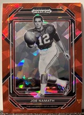 Joe Namath 2023 Panini Prizm Draft Picks #55 Red Ice Prizm Alabama