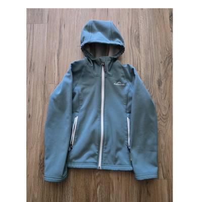 Kathmandu Adventure Tech Blue Hooded Full Zip Jacket Zipped Pockets 8 Yrs A0965