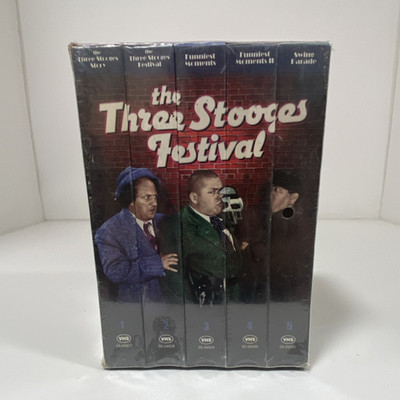 GoodTimes Home Video The Three Stooges Festival Collector's Edition Box Set VHS