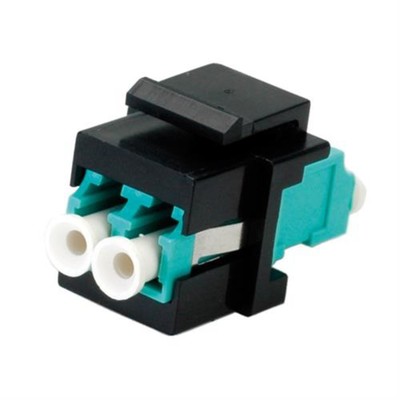Roline 21.17.0001 Keystone LWL Glasfaser Adapter Kupplung 19 Zoll LC Buchse
