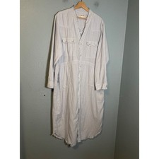 Free People Cinderella Story Midi Shirtdress Blue White Stripe Size Medium