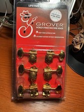 Grover V97-18GA Vintage Sta-Tite   Tuning Machines, Gold Finish