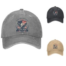 USA 250th Anniversary 1776-2026 Patriotic Eagle Flag Independence Day Cap