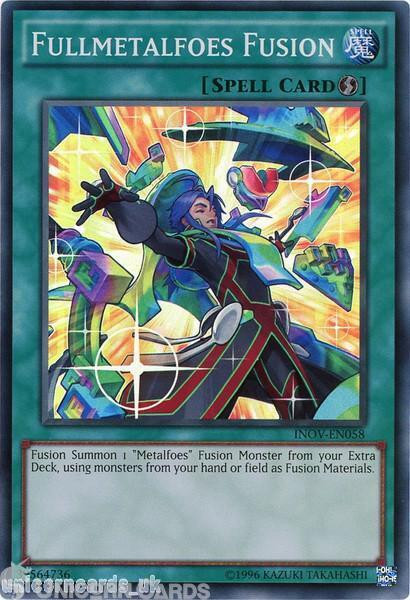 INOV-EN058 Fullmetalfoes Fusion Super Rare UNL Edition Mint YuGiOh Card