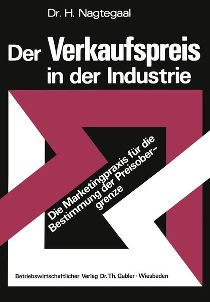Heinz Nagtegaal | Der Verkaufspreis In Der Industrie | Taschenbuch | Deutsch-image
