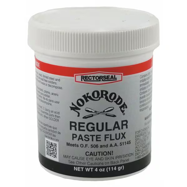 Rectorseal NOKORODE 4oz Jar Solder Paste 14010 Rectorseal 14010 052541140103