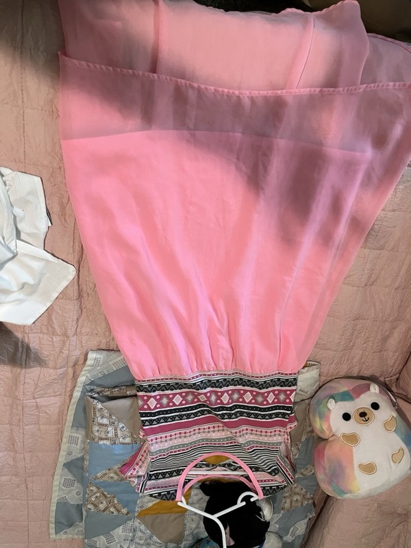 Faded Glory Girls Size L 10/12 High Low Dress