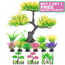 Fish Tank Decorations Fake Aquarium Plants Artificial Ornaments Accessories