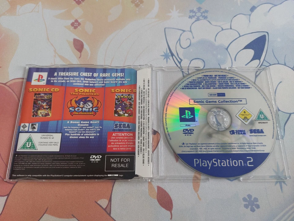 Sony PS2 - PAL - Sonic Gems Collection - Not for Reale - Promo Disc - SLES-53350 - Image 2 of 3