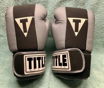 TITLE Classic Boxing Gel Infused Training Gloves - Medium