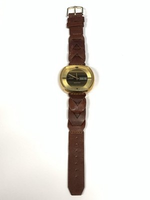 Vintage MIDO Ocean Star Watch Date Gold Plated Rare Face Wristwatch Vtg