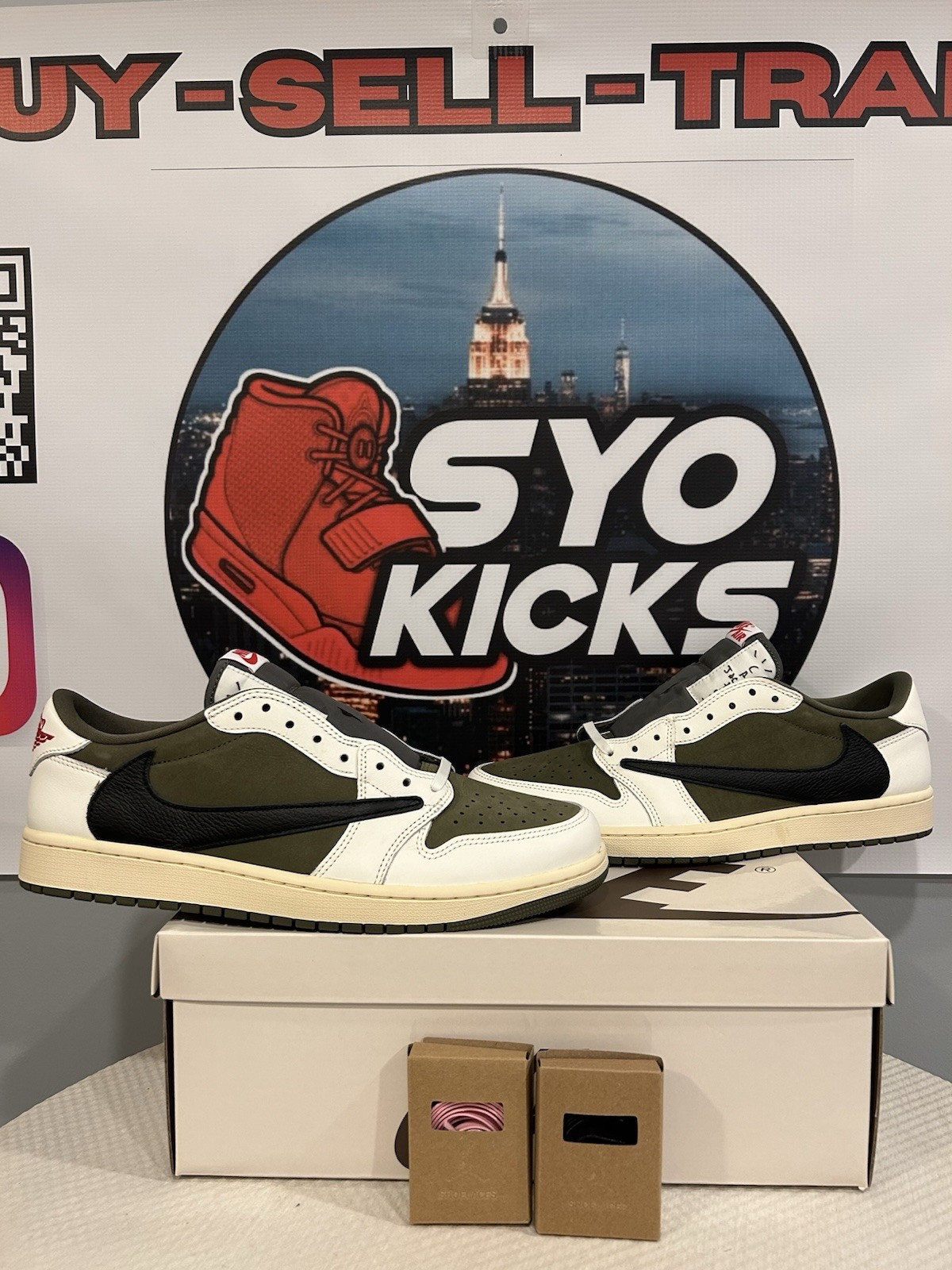 Size 12 - Travis Scott x Air Jordan 1 Retro OG SP Low Reverse Olive / Medium...