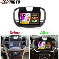 2+64GB For 2011-2023 Chrysler 300C 300S Android 15 Carplay Car Stereo Radio GPS