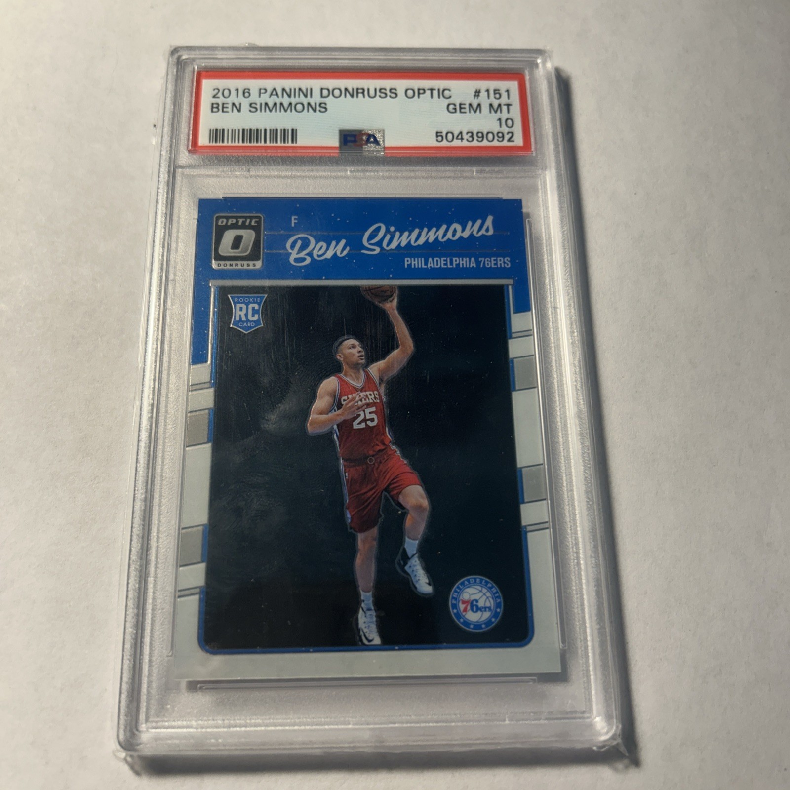 Ben Simmons (RC) 2016 Panini Donruss Optic #151 PSA 10