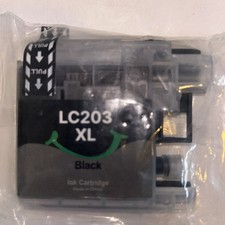 LC203XL Black Compatible Ink Cartridge Replacement for Brother 1PK Sealed