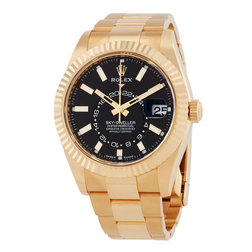 Rolex Sky-Dweller GMT Automatic Chronometer Black Dial Men's Watch 336938-0002
