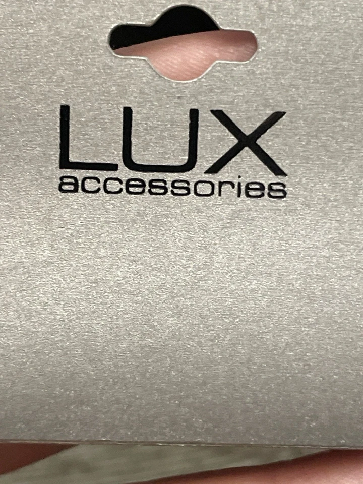 Lux Accessories Beaded Fringe Necklace Blue Gold Turquoise Boho Statement - Image 4 of 4