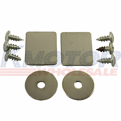 JDMSPEED 2PCS Stainless Chrome Door Poppers Trunk Popper Rat Street Ho - Foto 11