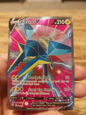 vikavolt v pokemon card value 2020 Pokemon: VIKAVOLT V 060/189 - [Darkness Ablaze] Ultra - Gem Mint PSA  10 