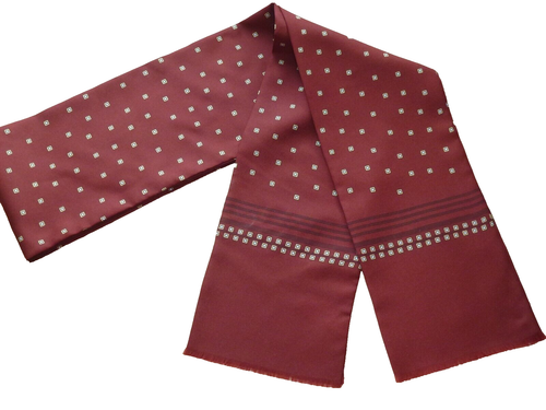 VINTAGE RETRO TERITAL SCARF CRAVAT SCOOTER GOODWOOD MOD INDIE ASCOT ITALY - Picture 5 of 7