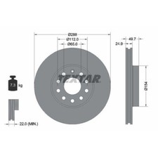 Disque de frein Audi Q2