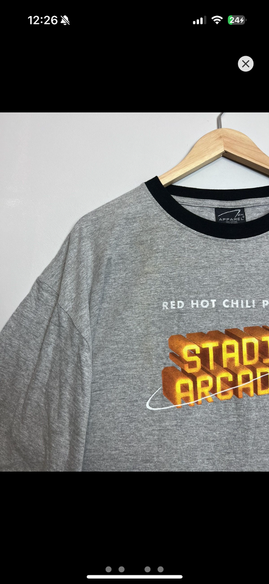 Vintage Red Hot Chili Peppers Stadium Arcadium Ringer Tshirt xl