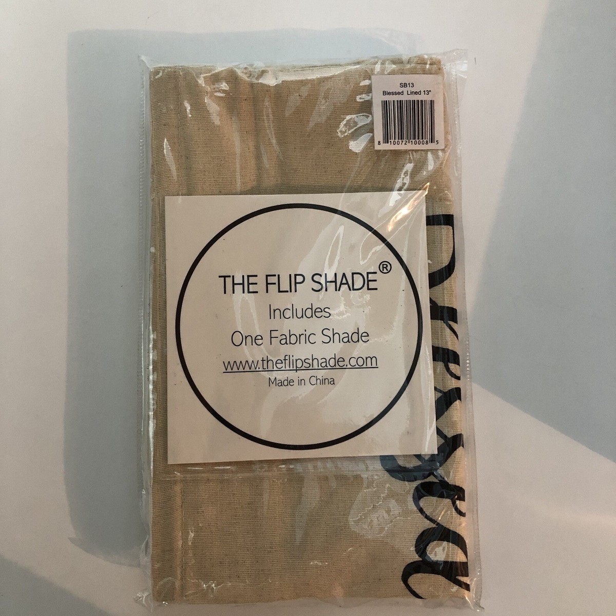 The Flip Shade Kit Lamp Shade W/metal Frame & Fabric Flip Shade