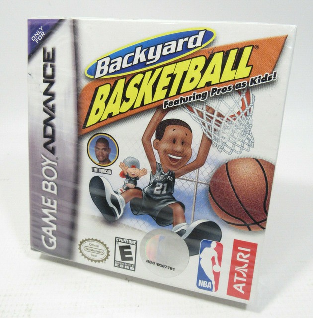 Atari NBA Backyard Basketball (GameBoy Advance GBA, 2004) NEW SEALED