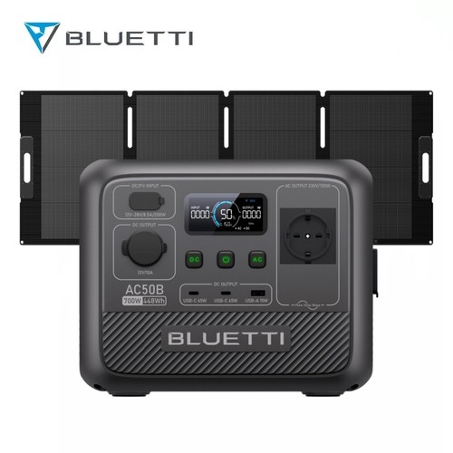 Generador Panel Solar Estación Eléctrica BLUETTI AC50B 700W 60W/100W/200W LiFePO4 448Wh - Imagen 4 de 44