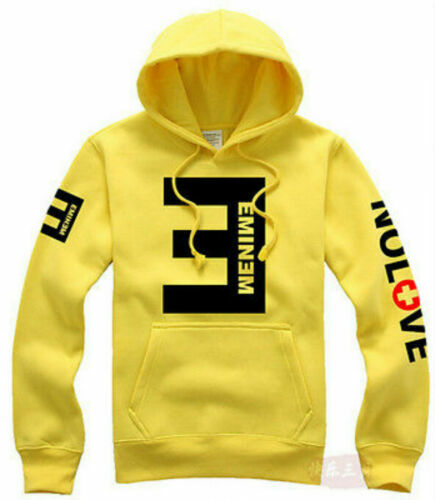Unisex Eminem NO LOVE Man Hooded Hoodie Coat Lil Wayne Hoody Sweatshirt Costume