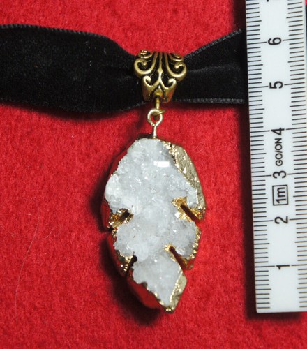 Choker Kropfband Halsband Samtband Hämatit Jade Opalit Türkis uvm. Samt - Bild 17 von 35