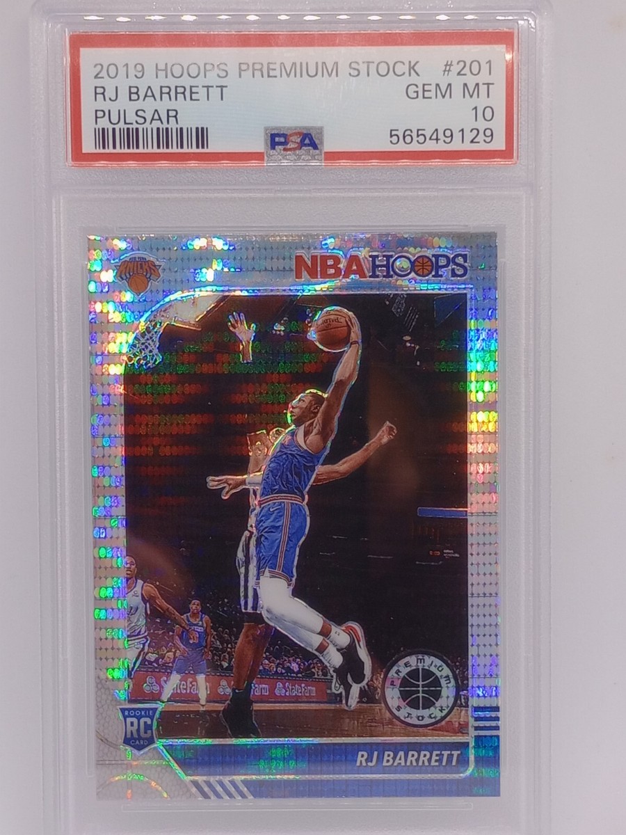 RJ Barrett 2019 Panini Hoops Premium Stock #201 Pulsar Prizm