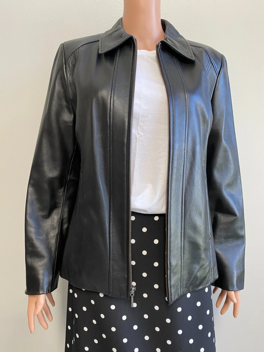 Valerie stevens leather best sale jacket